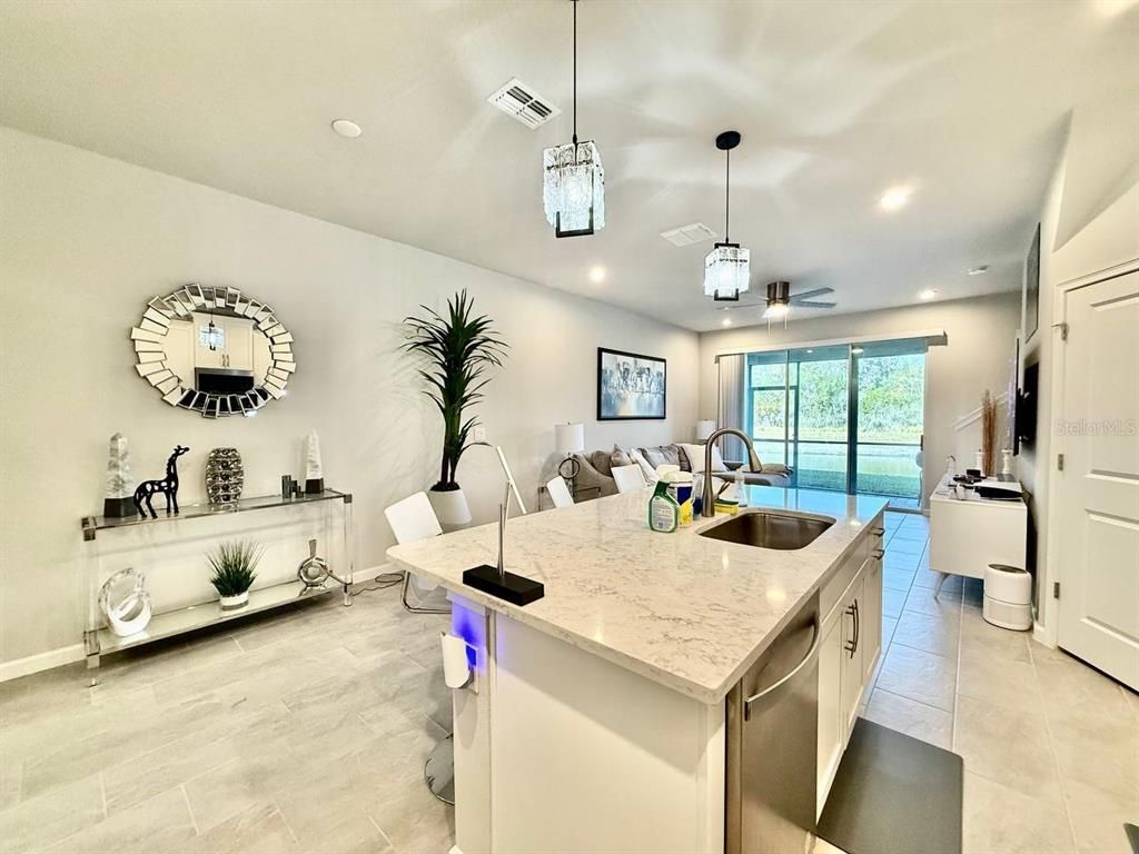 Interior, Kitchen, Pendant Lights, Recessed Lighting