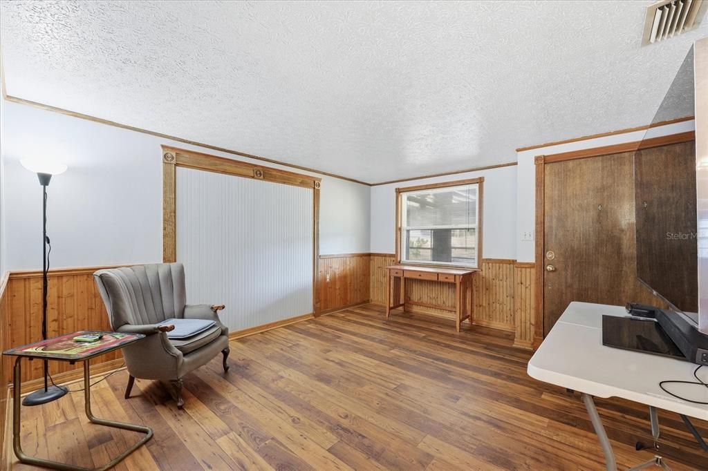 Home Office, Interior, Wood Texture Flooring