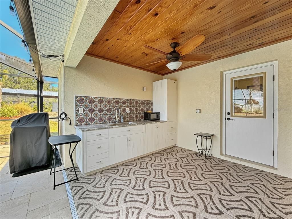 Interior, Sun Room, Wooden Ceilings