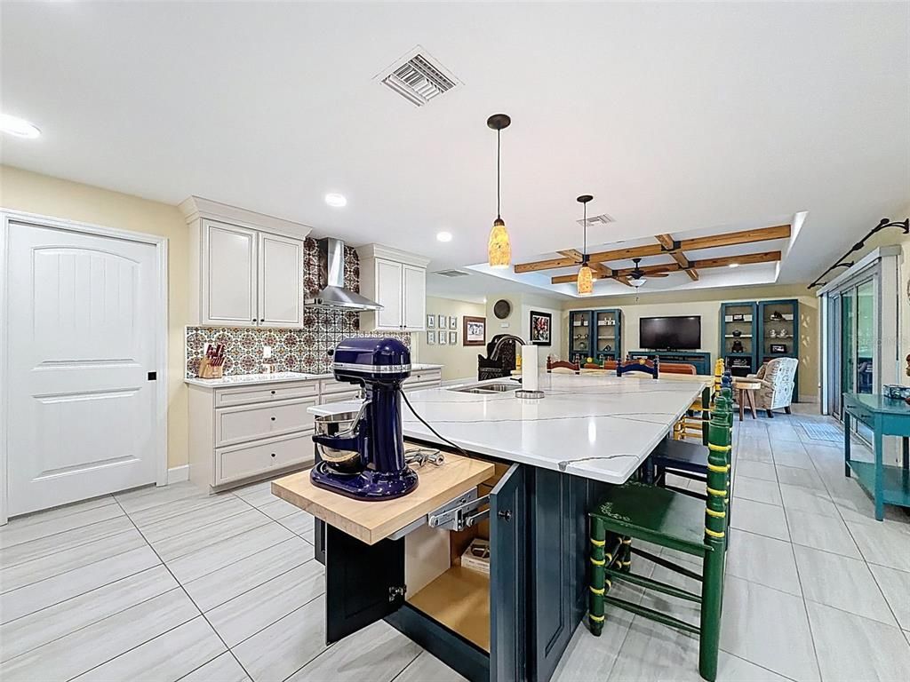 Interior, Kitchen, Living room, Pendant Lights, Recessed Lighting