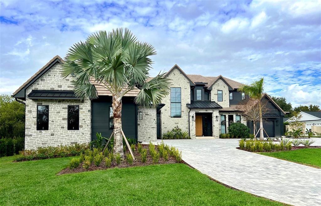 Backyard, Exterior, Facade, Tudor Revival