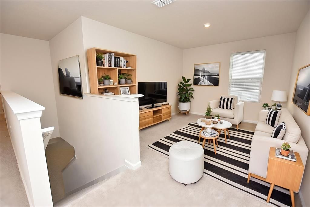 Interior, Living room, Recessed Lighting