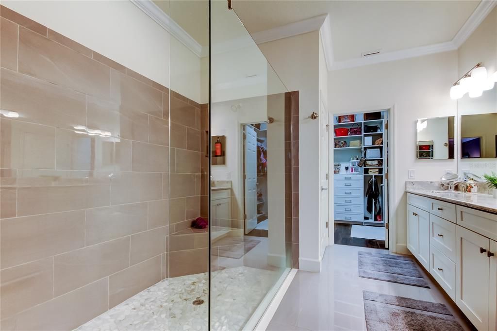 Bathroom, Glass Shower, Interior