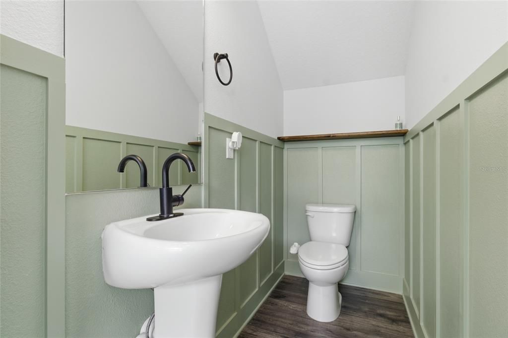 Bathroom, Interior, Wood Texture Flooring