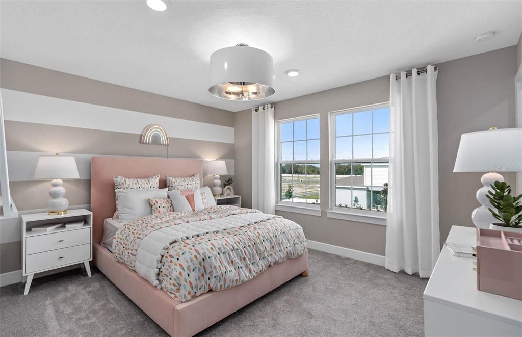 Bedroom, Interior, Recessed Lighting