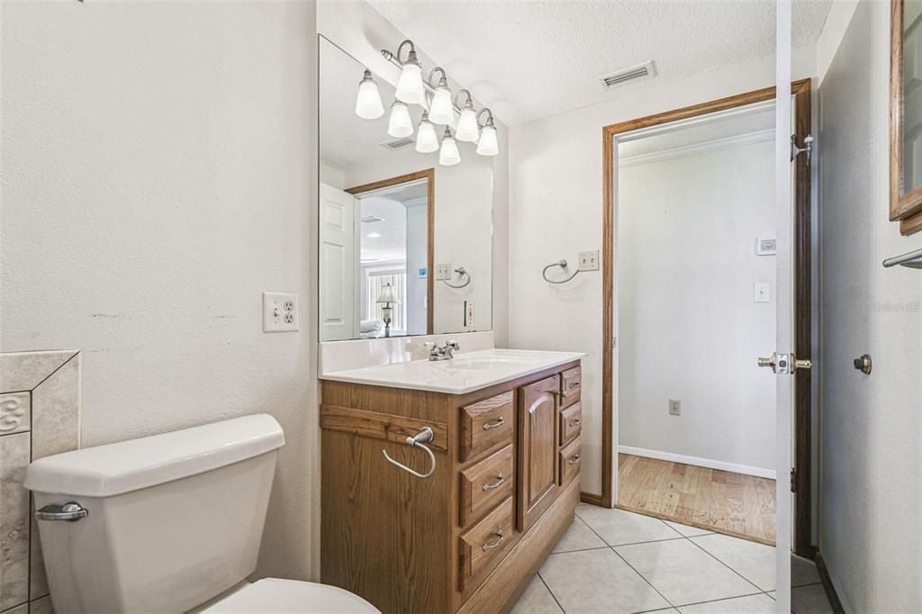 Bathroom, Dual Sink Vanities, Interior, Wood Texture Flooring