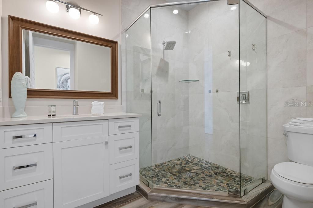 Bathroom, Glass Shower, Interior
