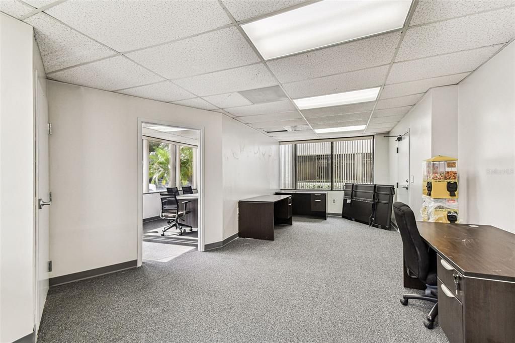 Home Office, Interior, Recessed Lighting