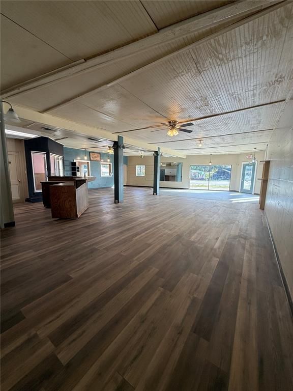 Empty room, Interior, Wood Texture Flooring