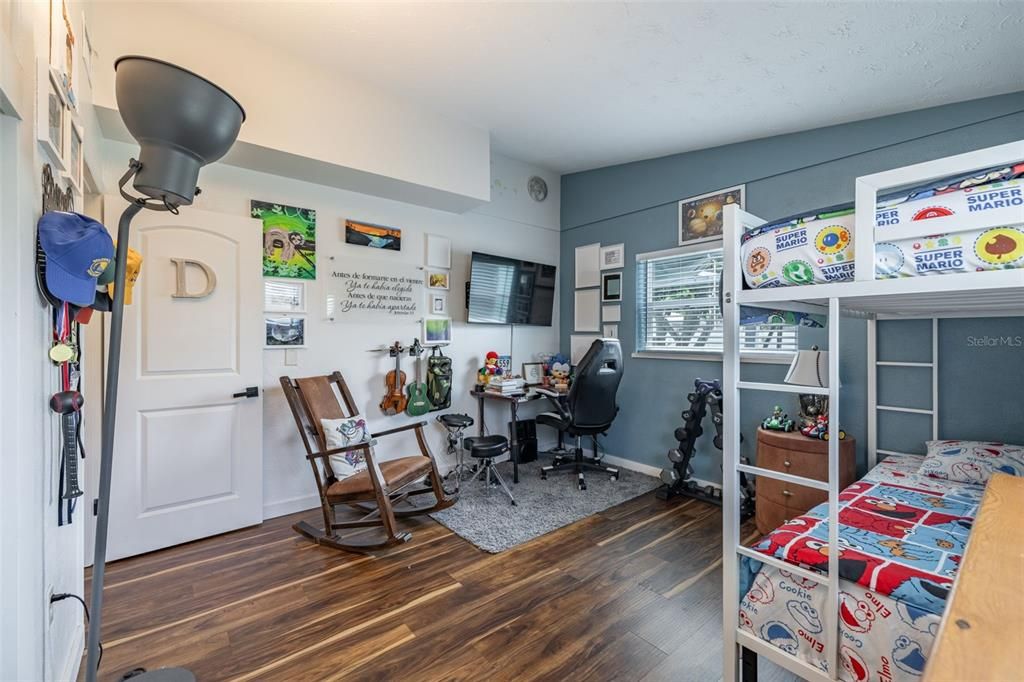 Home Office, Interior, Wood Texture Flooring