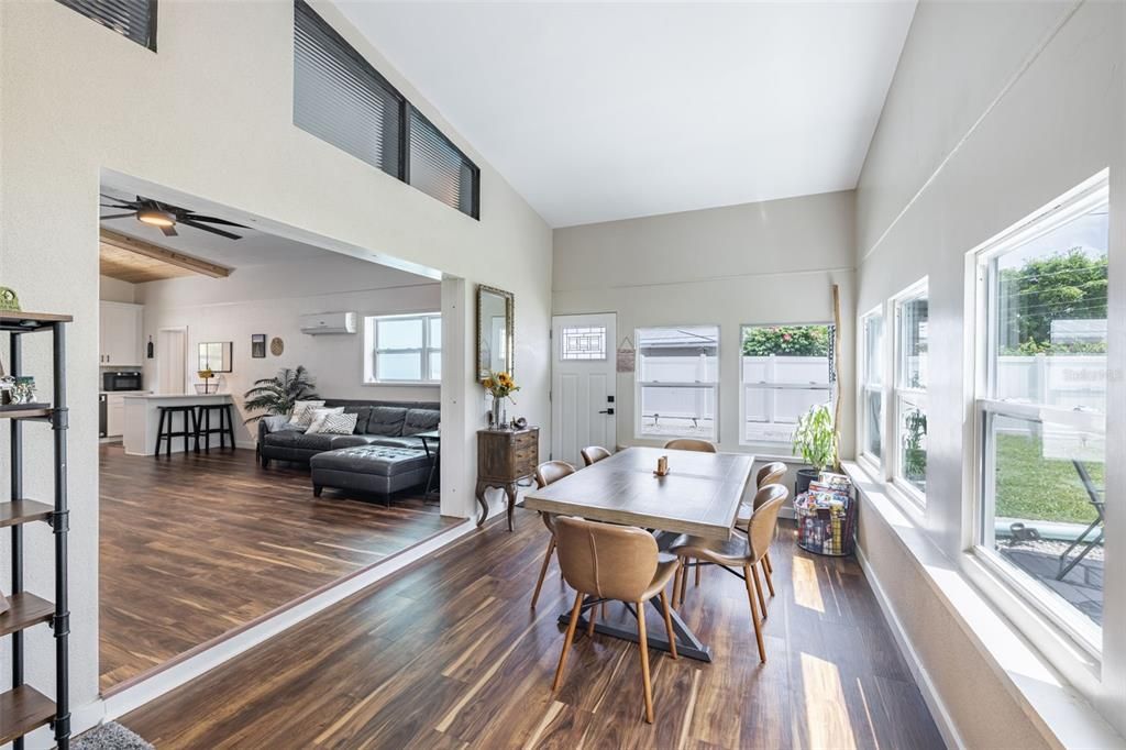 Dining room, Interior, Living room, Wood Texture Flooring
