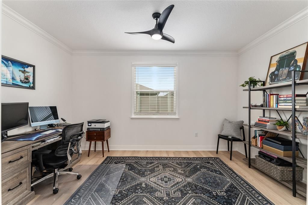 Home Office, Interior, Wood Texture Flooring