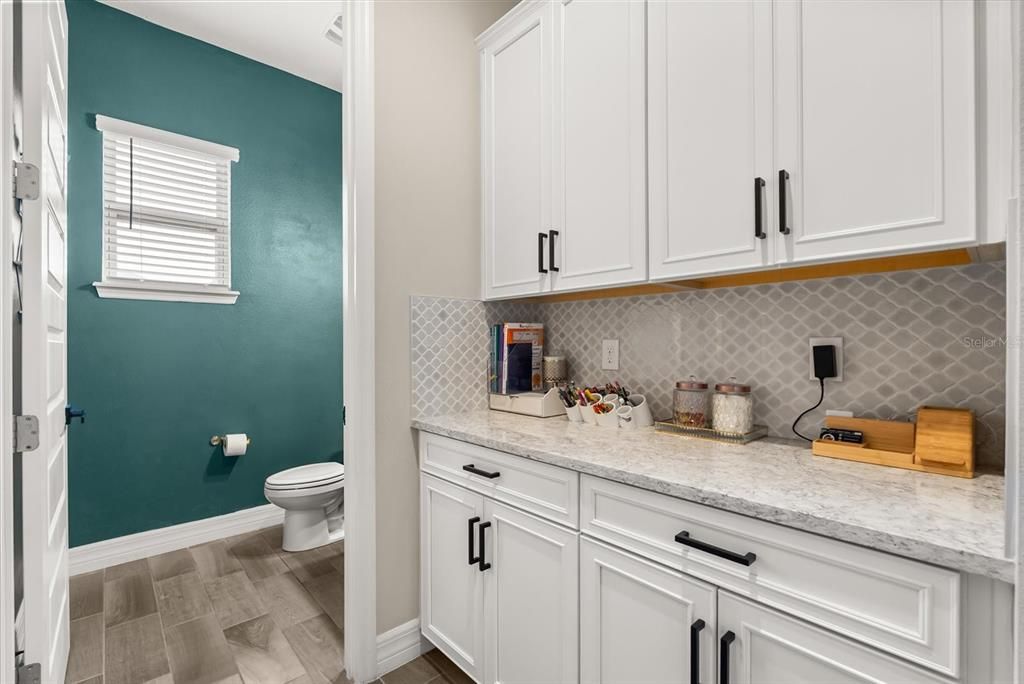 Bathroom, Interior, Wood Texture Flooring