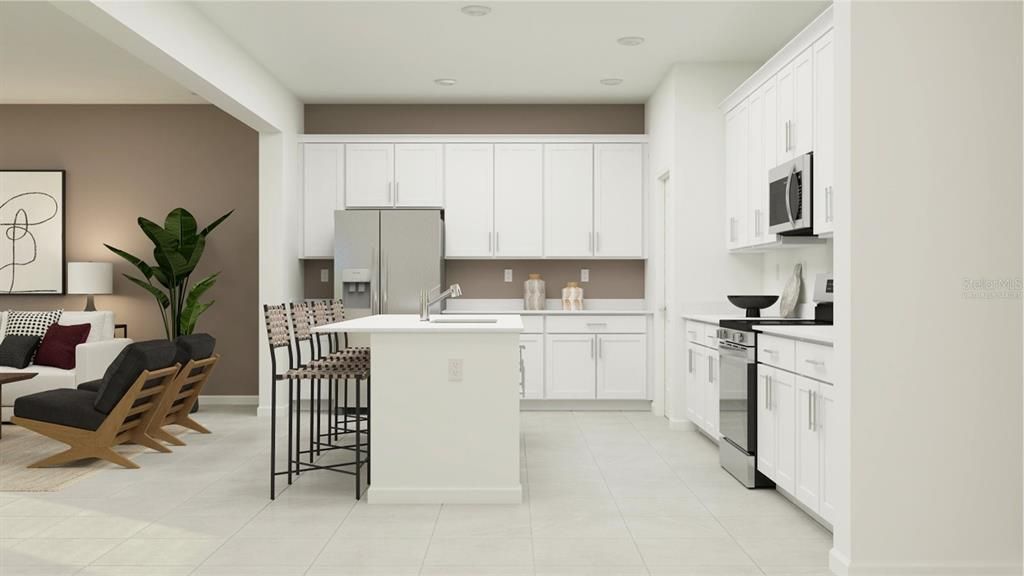 Interior, Kitchen, Recessed Lighting