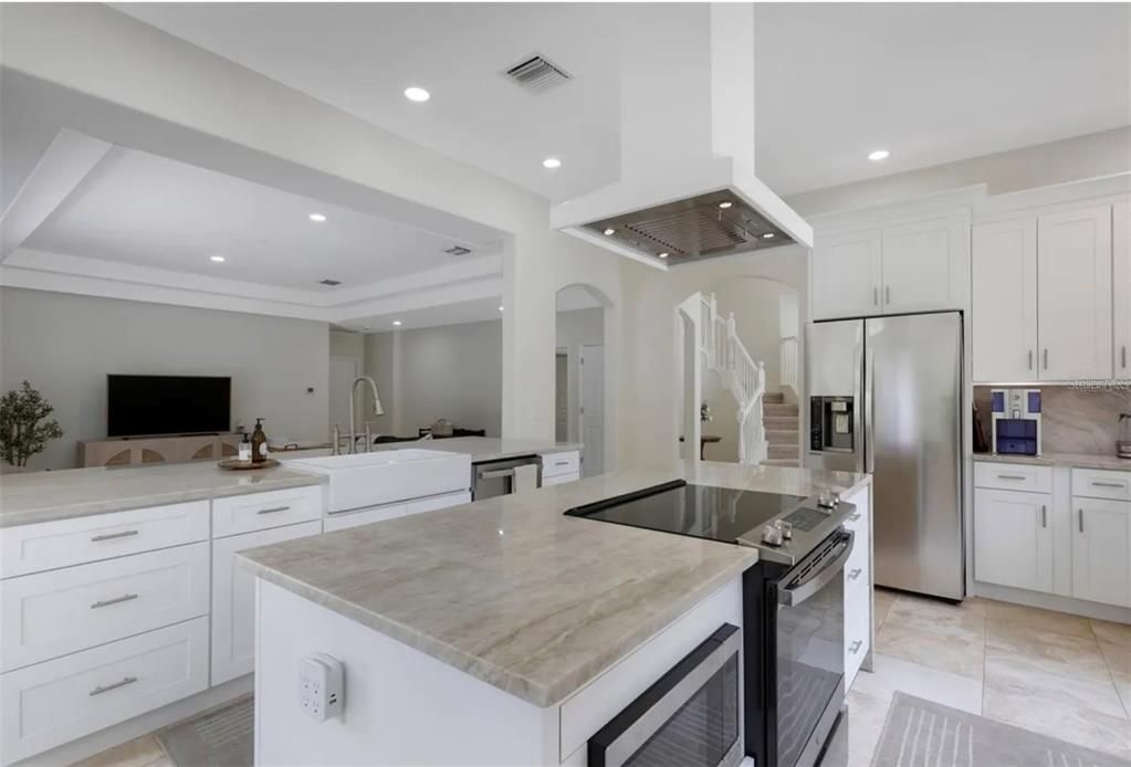 Interior, Kitchen, Recessed Lighting, Stainless Steel Appliances