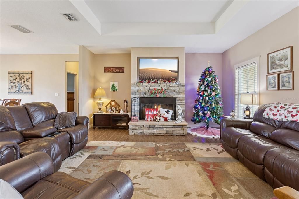 Fireplace, Interior, Living room, Wood Texture Flooring