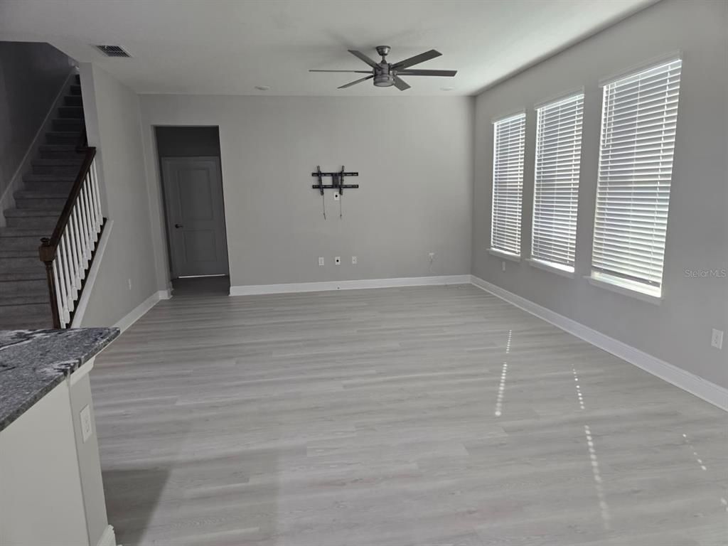 Empty room, Interior, Wood Texture Flooring