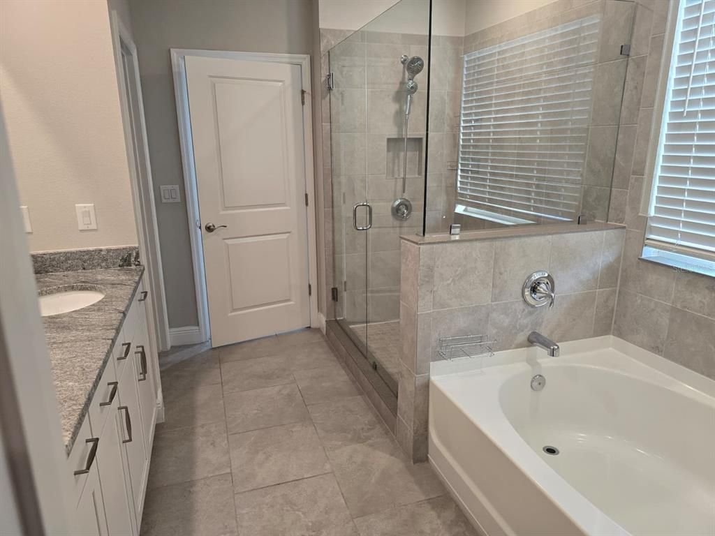 Bathroom, Dual Sink Vanities, Glass Shower, Interior