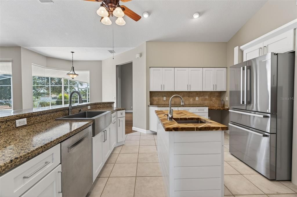 Interior, Kitchen, Pendant Lights, Recessed Lighting