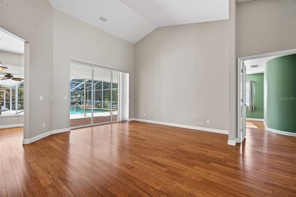 Empty room, Interior, Wood Texture Flooring