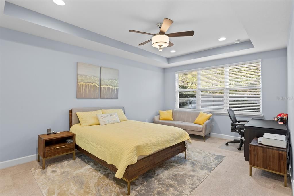 Bedroom, Home Office, Interior, Recessed Lighting