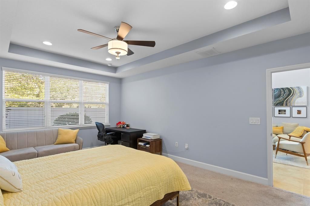 Bedroom, Home Office, Interior, Recessed Lighting