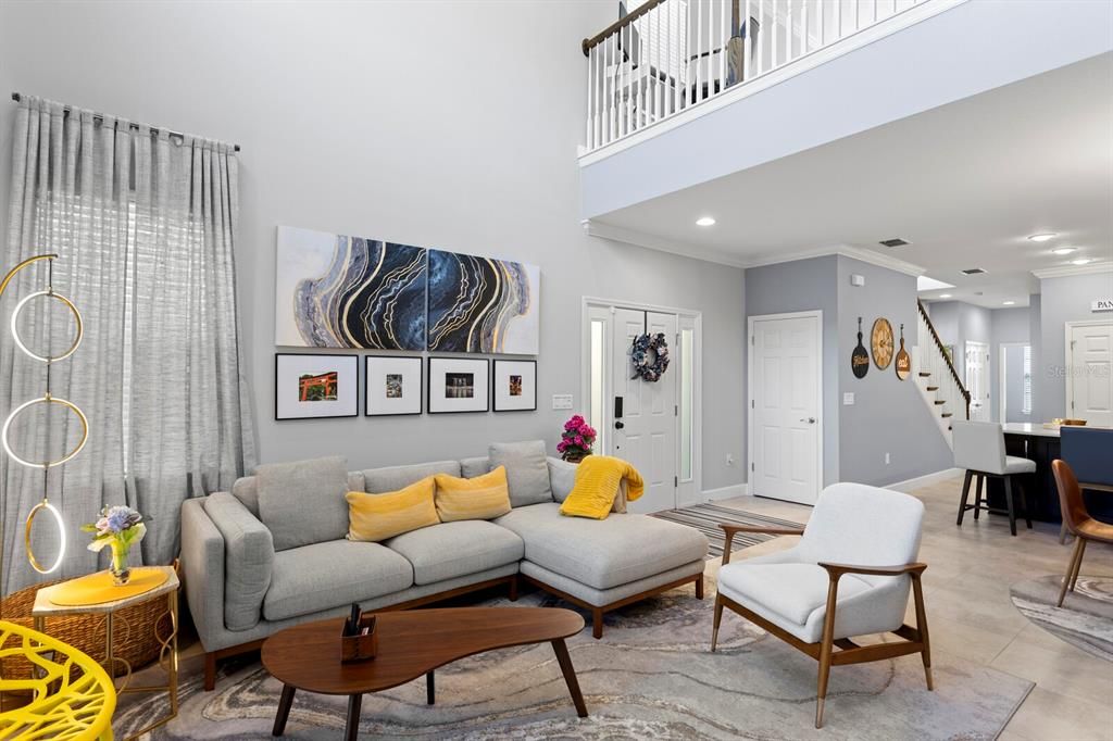 Dining room, Interior, Living room, Recessed Lighting