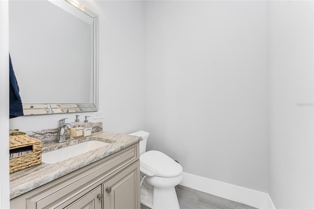 Bathroom, Interior, Wood Texture Flooring