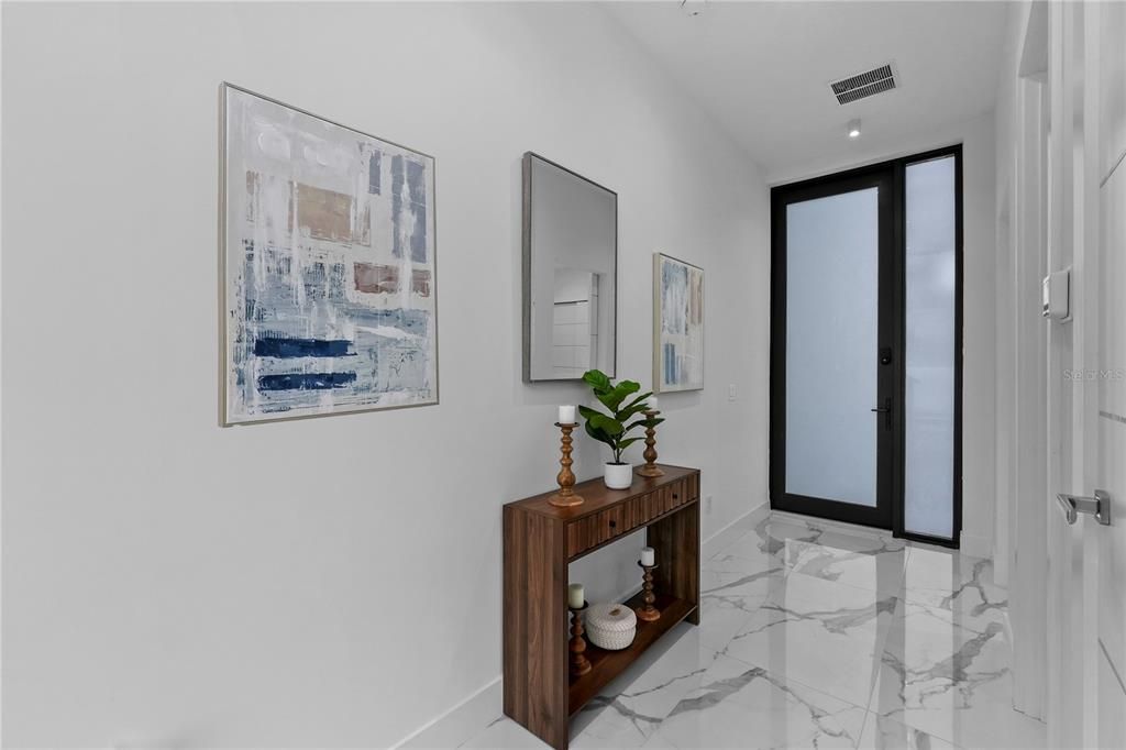 Interior, Marble, Recessed Lighting