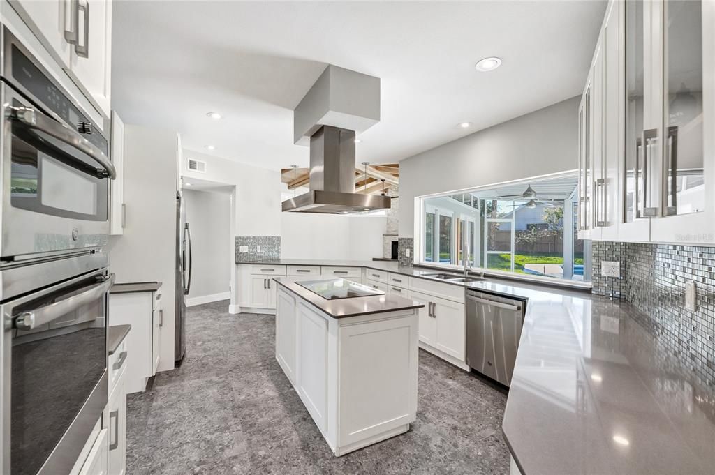 Interior, Kitchen, Recessed Lighting, Stainless Steel Appliances