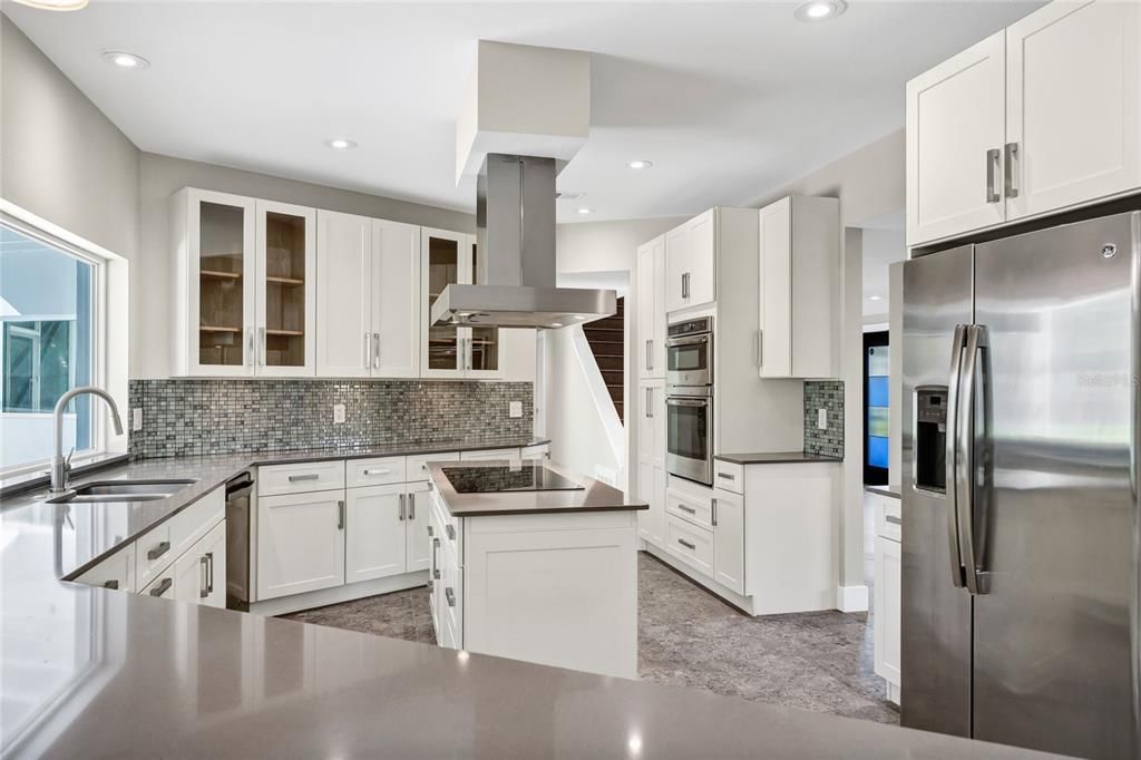 Interior, Kitchen, Recessed Lighting, Stainless Steel Appliances