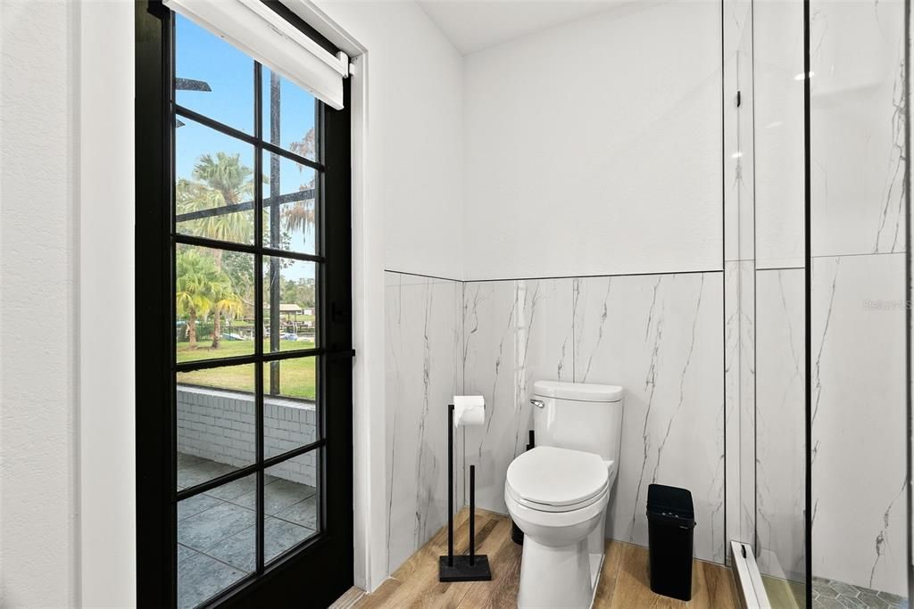 Bathroom, Interior, Wood Texture Flooring