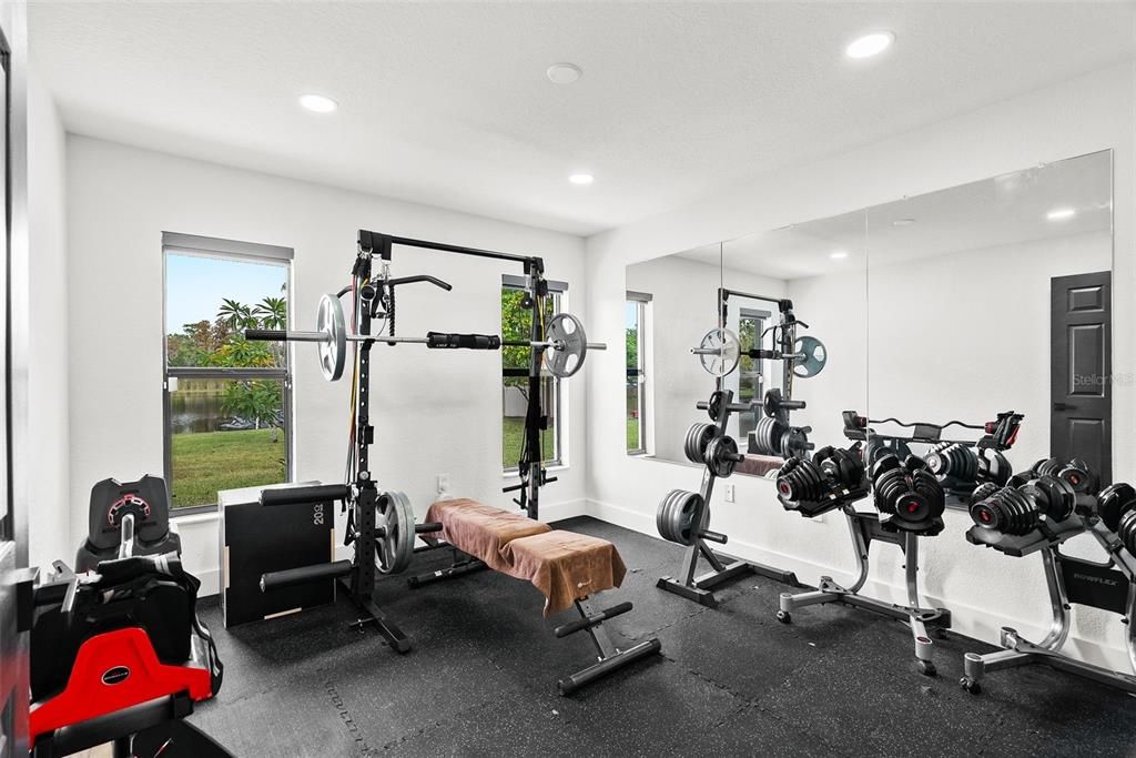 Fitness Equipment, Interior, Recessed Lighting