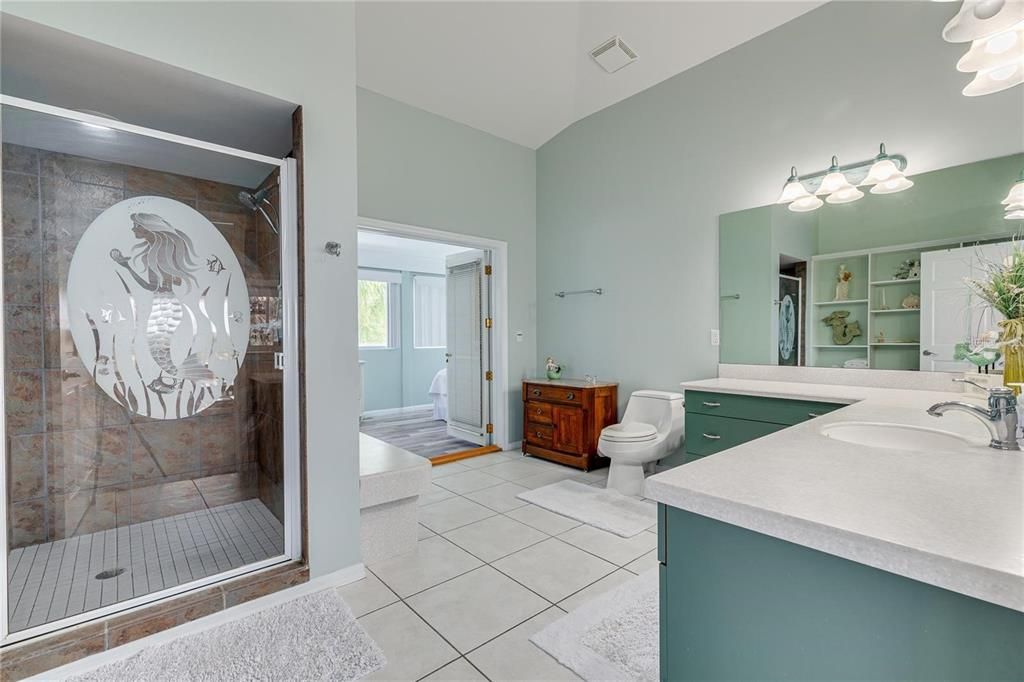 Bathroom, Glass Shower, Interior