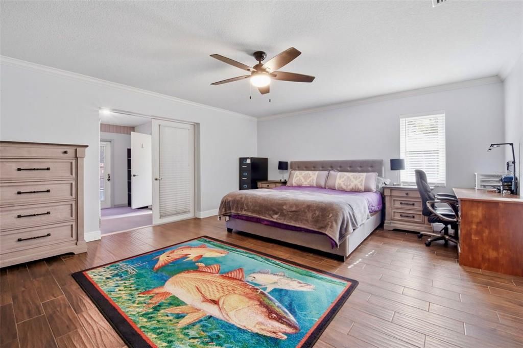 Bedroom, Home Office, Interior, Wood Texture Flooring