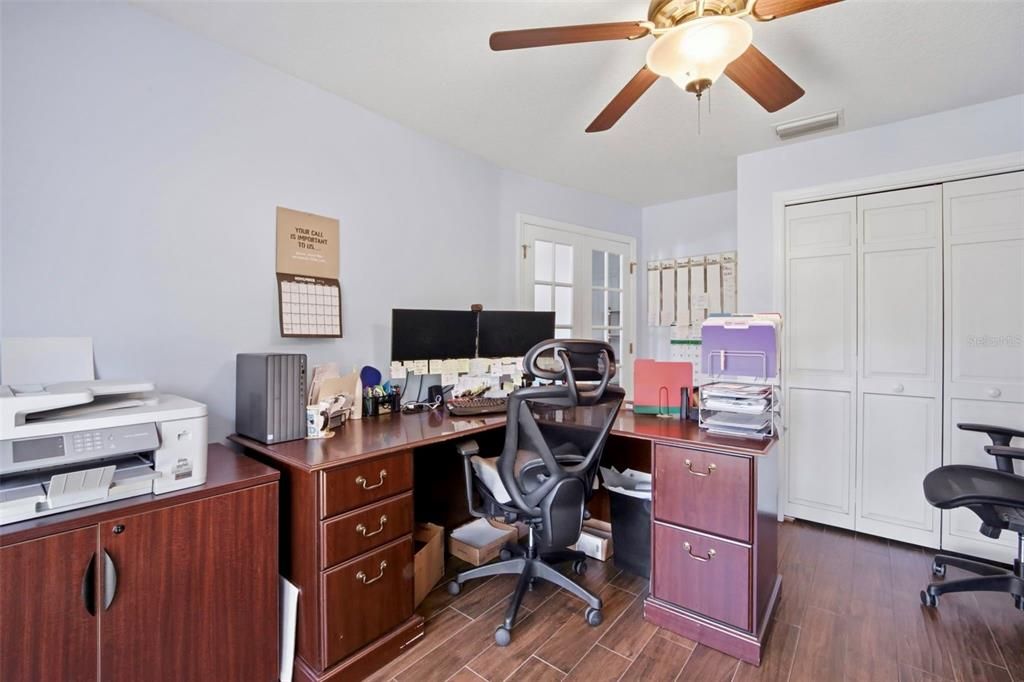Home Office, Interior, Wood Texture Flooring
