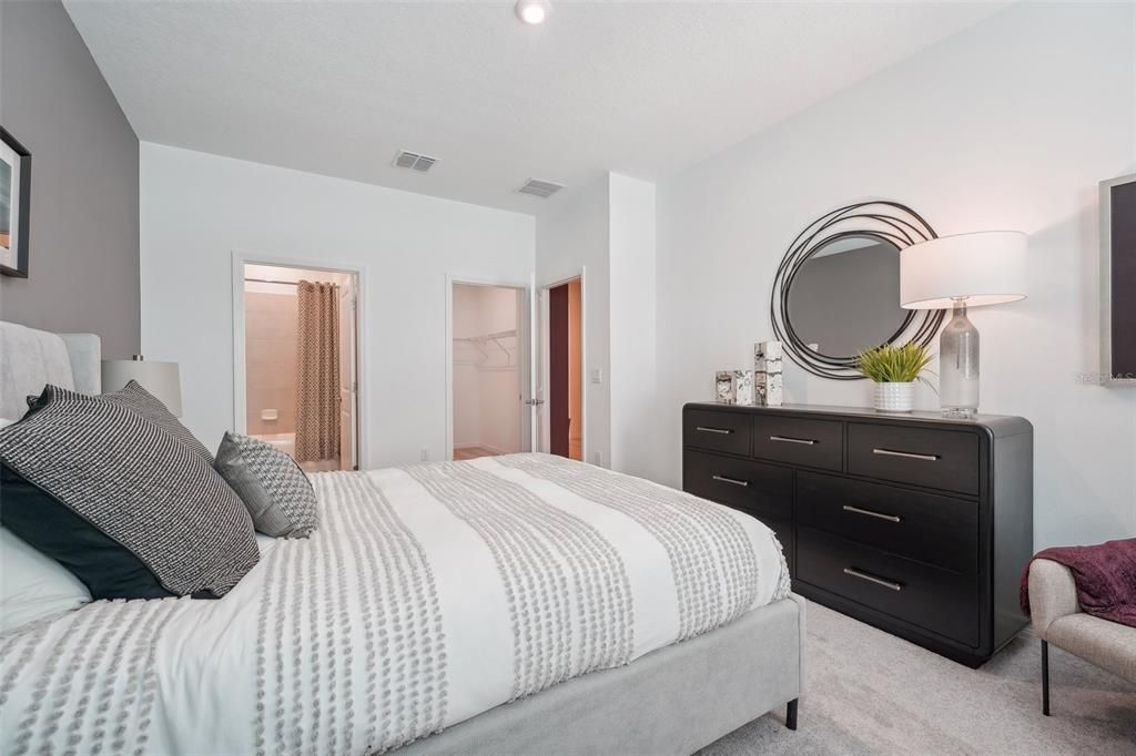 Bedroom, Interior, Recessed Lighting