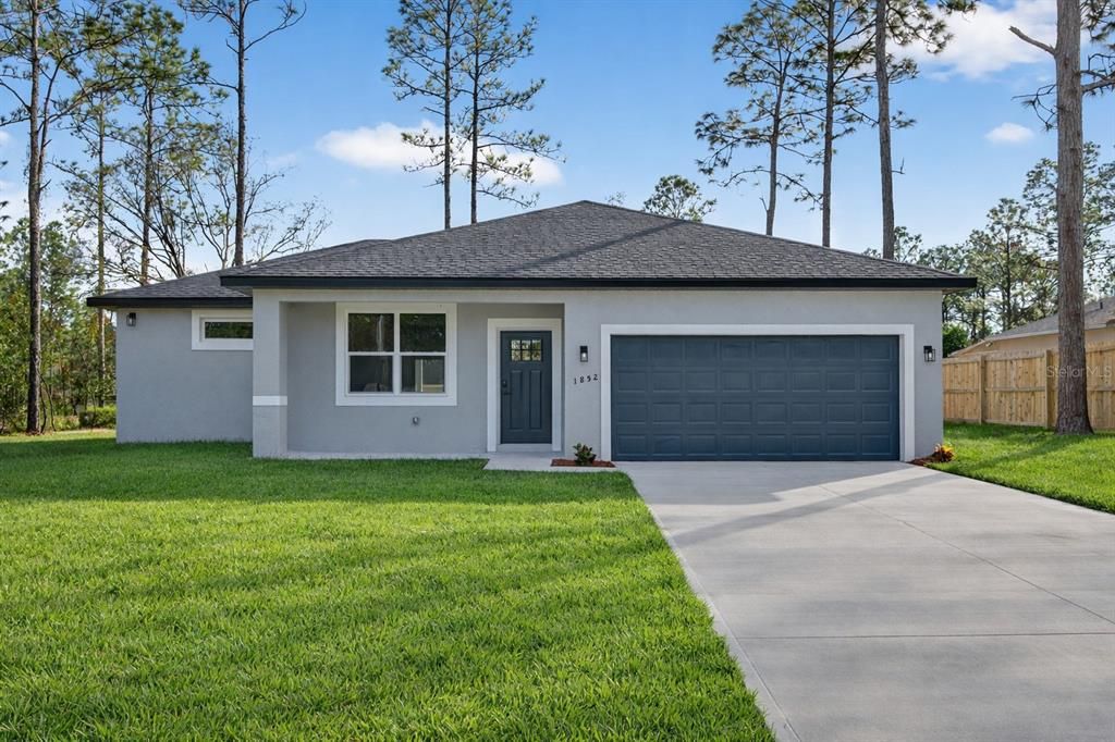 Attached, Backyard, Exterior, Facade, Ranch