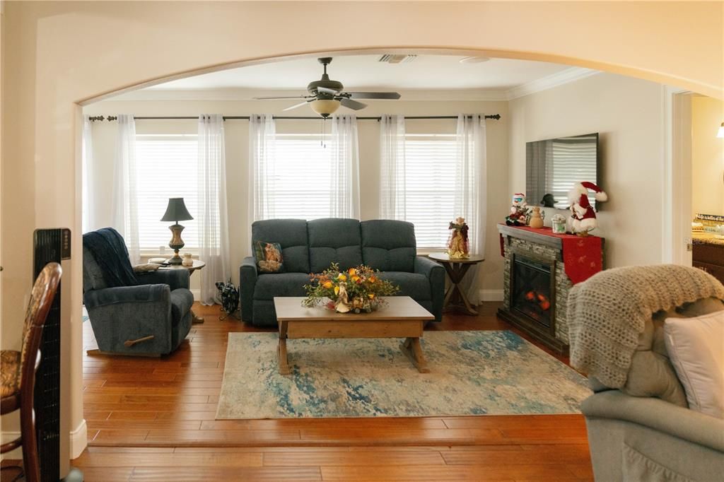 Fireplace, Interior, Living room, Wood Texture Flooring