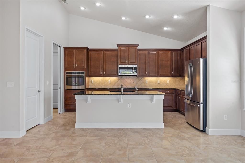 Interior, Kitchen, Recessed Lighting, Stainless Steel Appliances