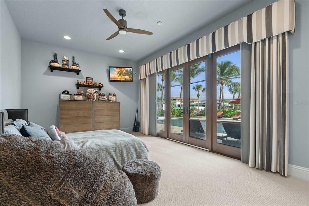 Bedroom, Interior, Recessed Lighting