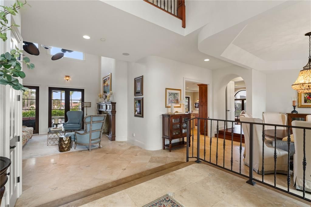 Chandelier, Interior, Recessed Lighting