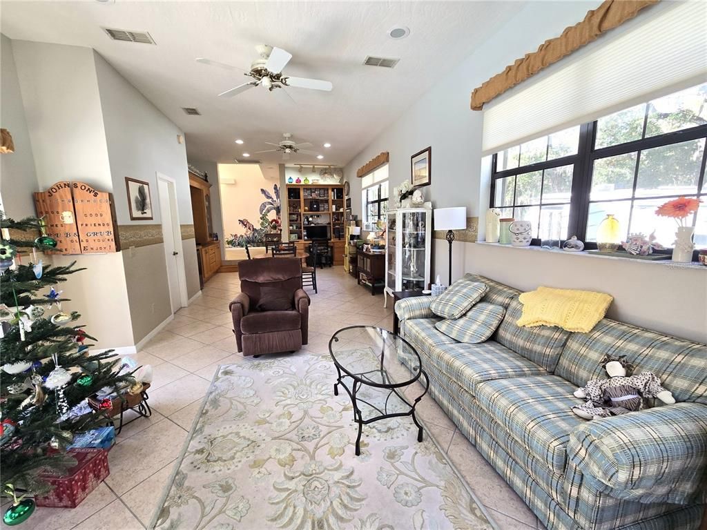 Interior, Living room, Recessed Lighting