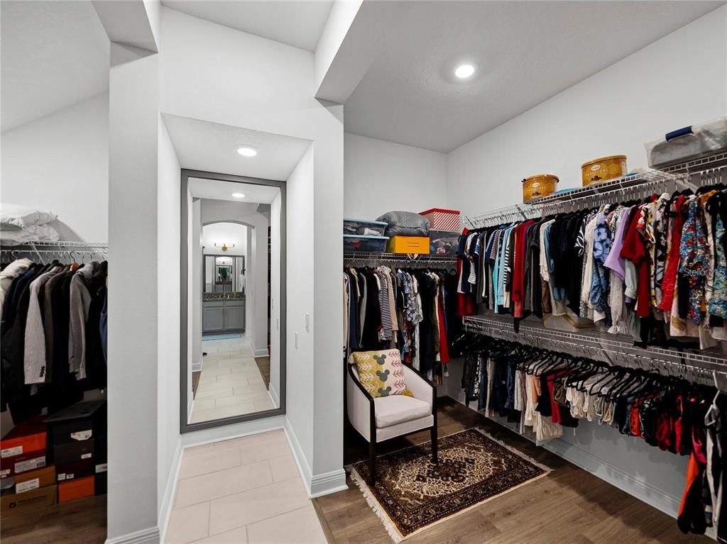 Interior, Recessed Lighting, Walk-in Closets, Wood Texture Flooring