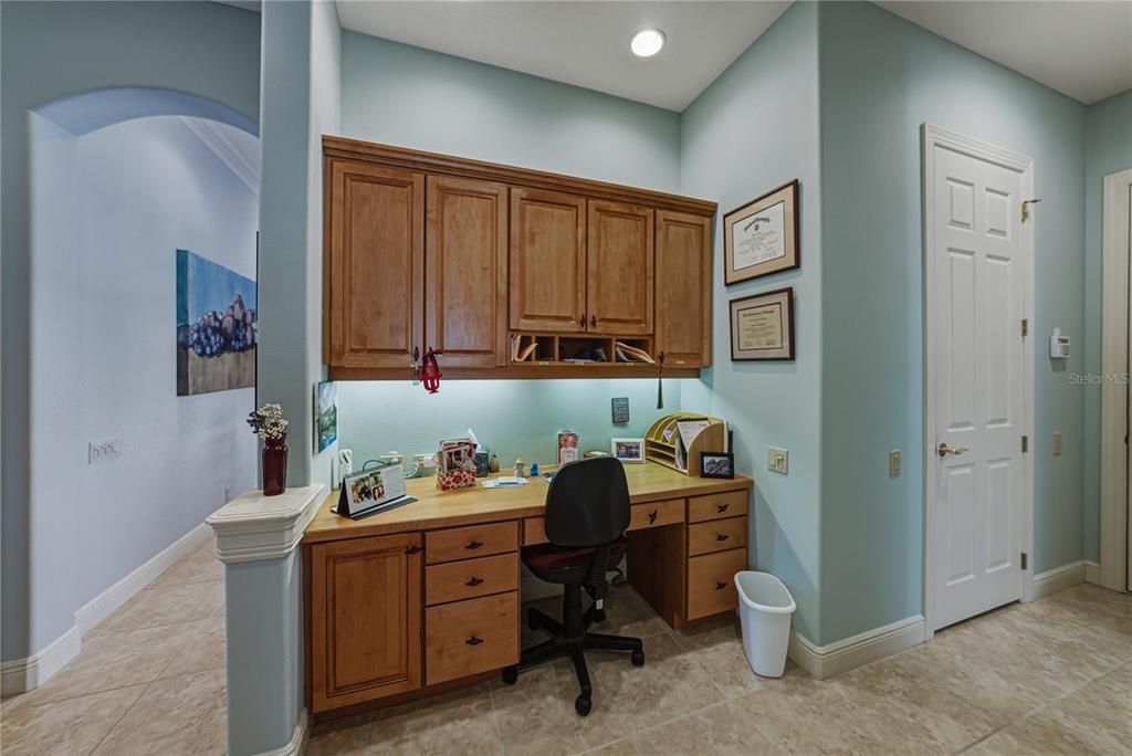 Home Office, Interior, Recessed Lighting