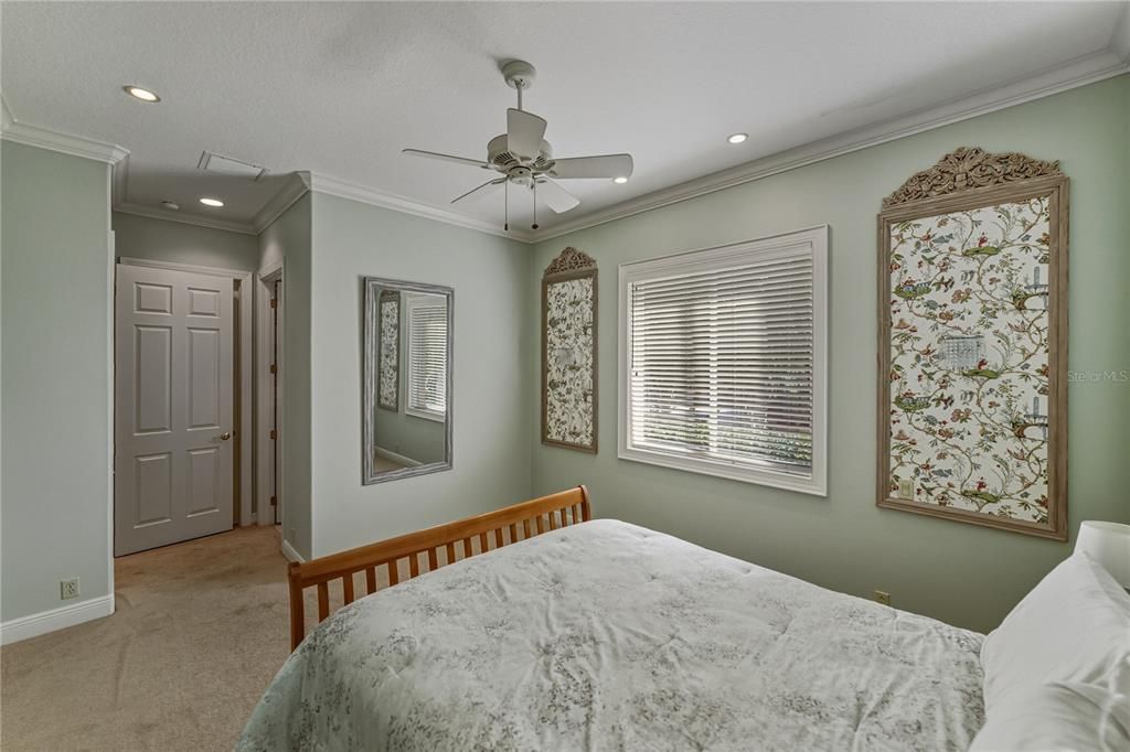 Bedroom, Interior, Recessed Lighting