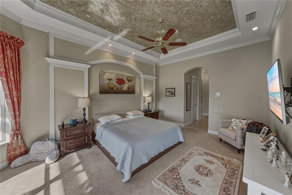 Bedroom, Interior, Recessed Lighting