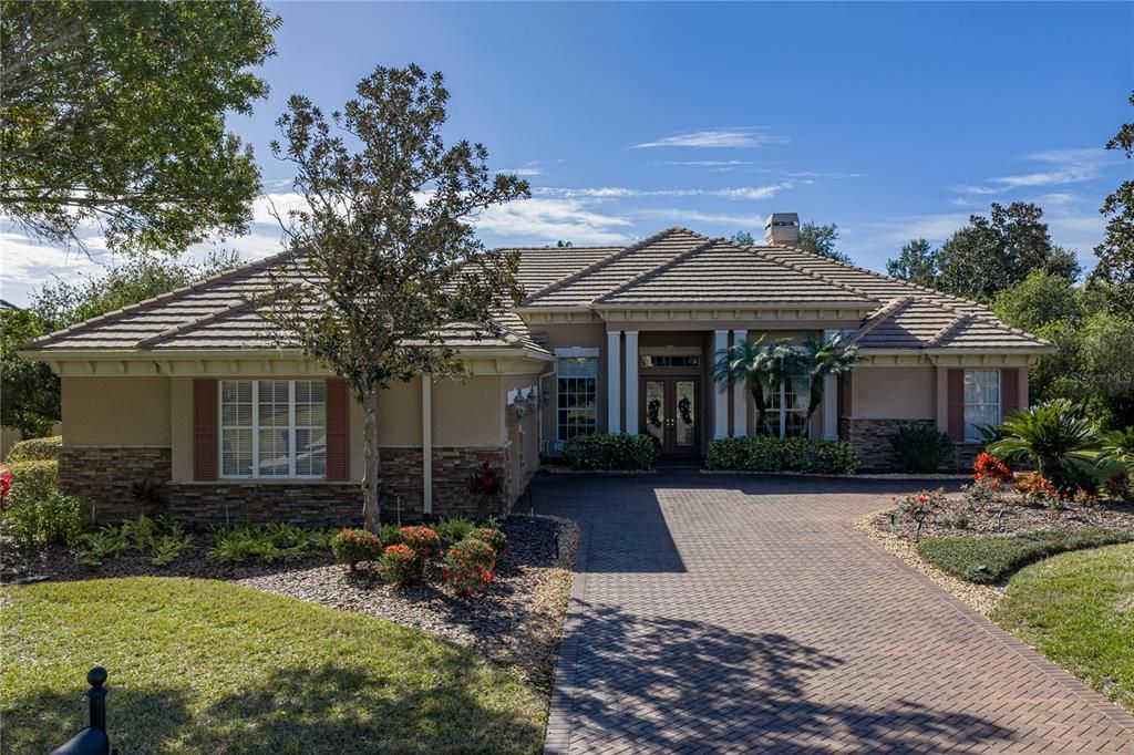 Backyard, Exterior, Facade, Mediterranean