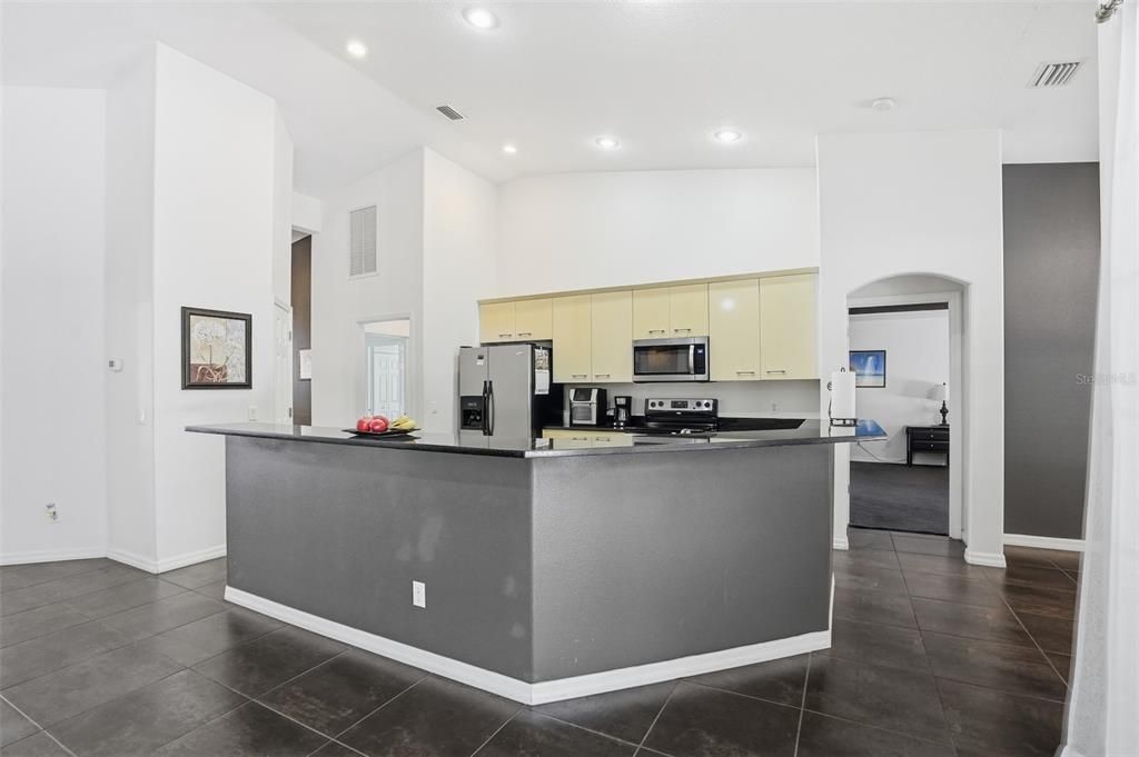 Interior, Kitchen, Recessed Lighting, Stainless Steel Appliances