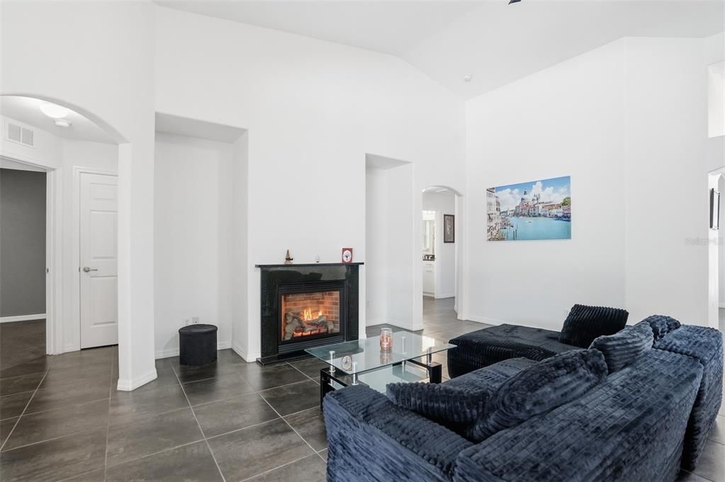 Fireplace, Interior, Living room